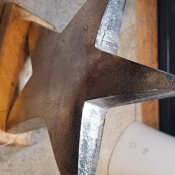 Star Table Accent.. Many Uses !!! Awards Decoration ..Solid wood base NIB - Picture 8 of 11